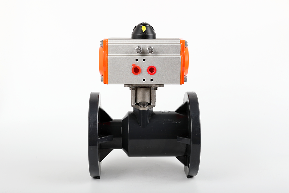 钦北气动法兰一体球阀